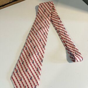 NWT Tommy Hilfiger striped golf themed tie